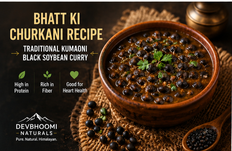 Bhatt ki Churkani Recipe: Traditional Kumaoni Black Soybean Curry