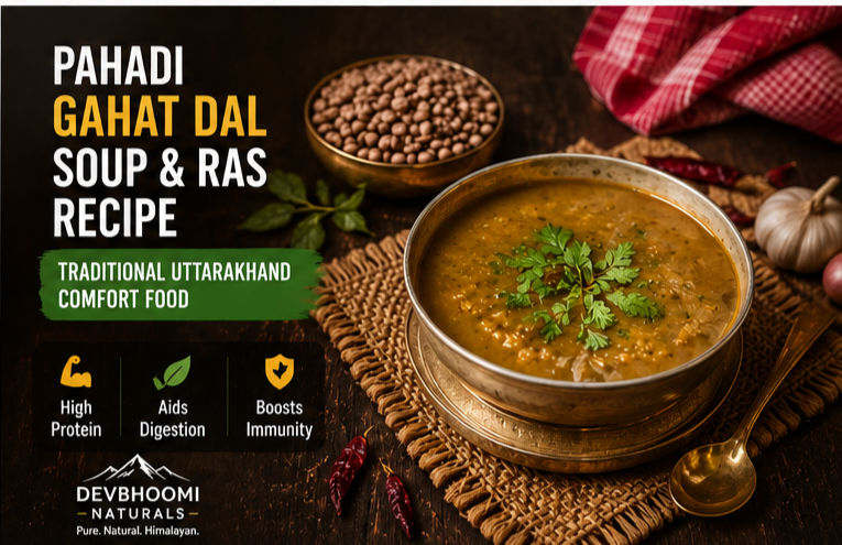 Pahadi Gahat Dal Soup & Ras Recipe: Traditional Uttarakhand Comfort Food