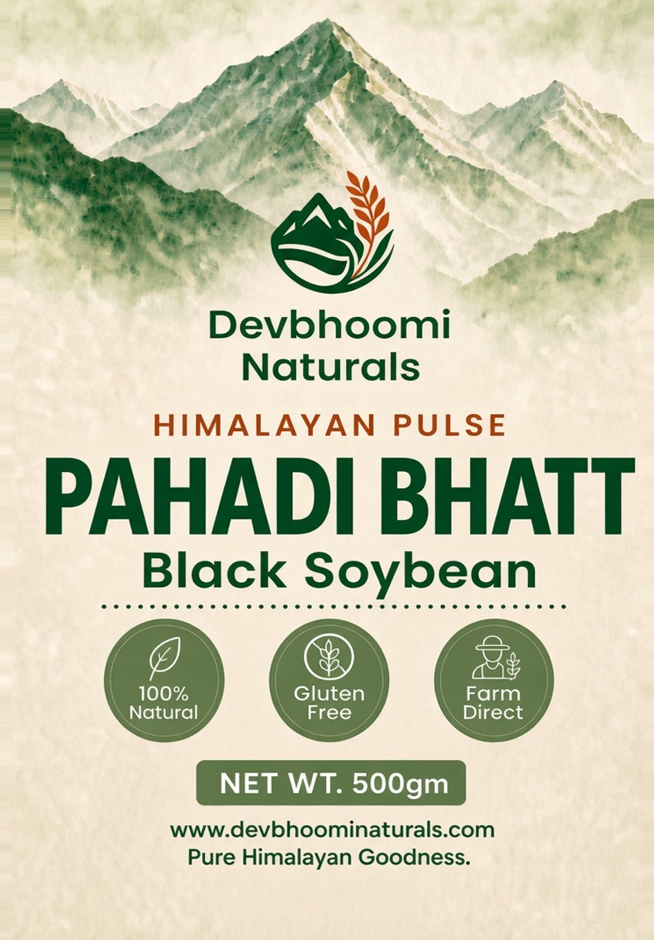 Pahadi Bhatt (Black) — Image 4