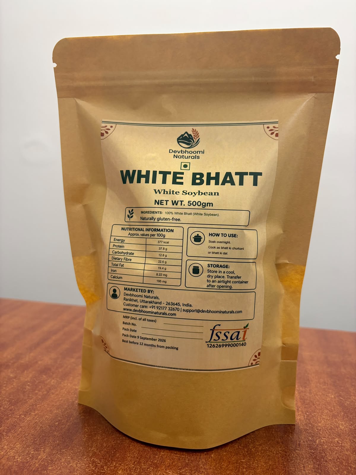Pahadi Bhatt (White) — Image 2