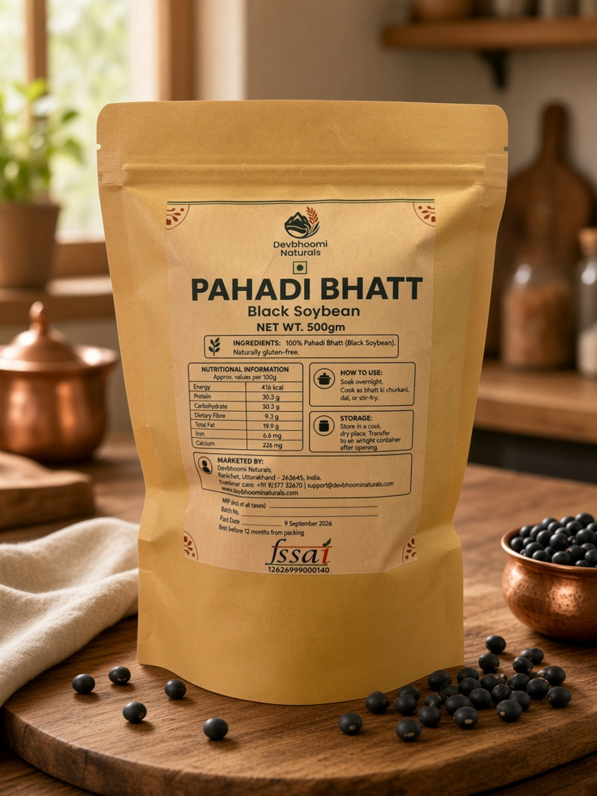 Pahadi Bhatt (Black) — Image 2